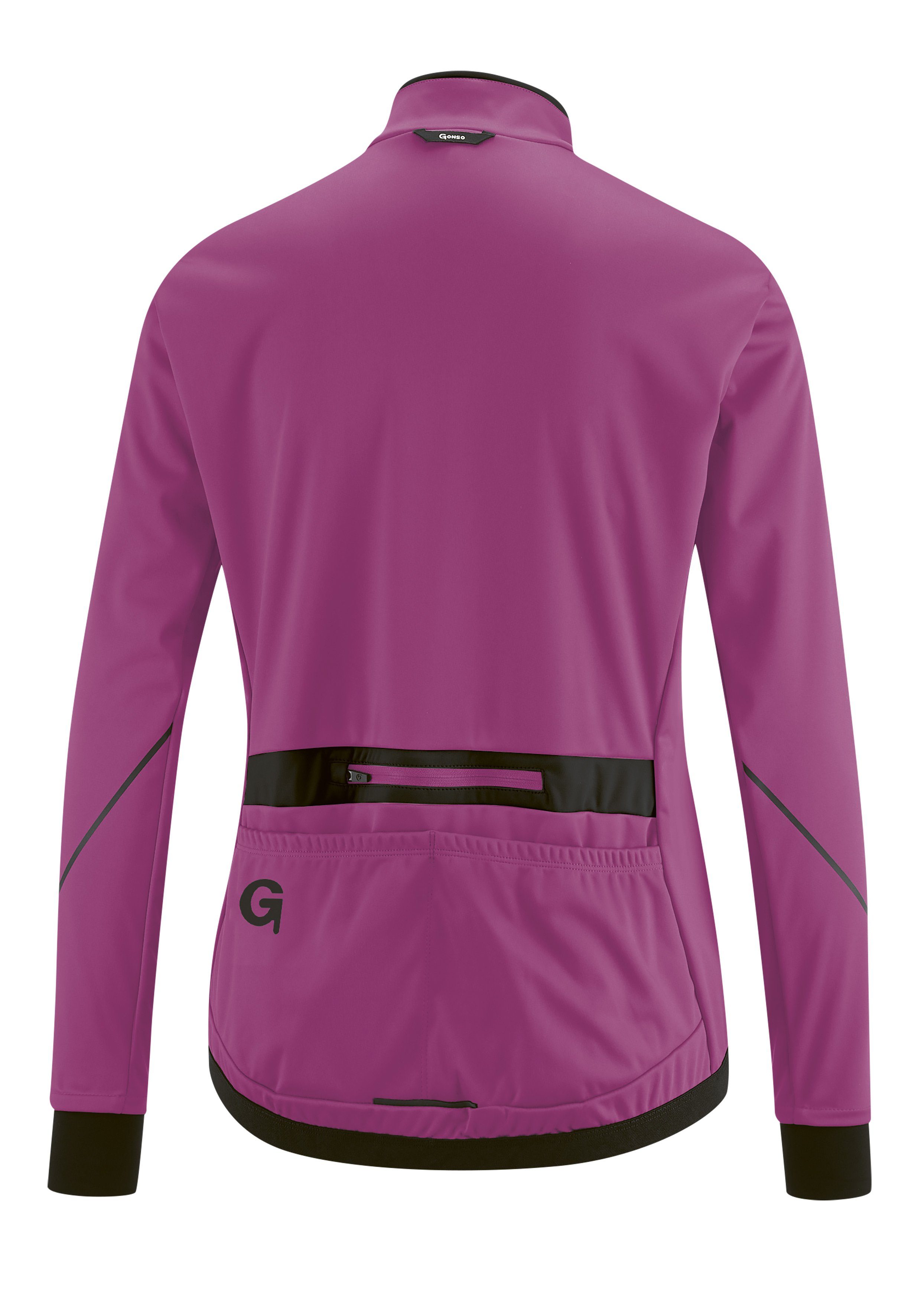 lila Gonso Wasserabweisend SORBA Fahrradjacke winddichtes Funktionsmaterial und