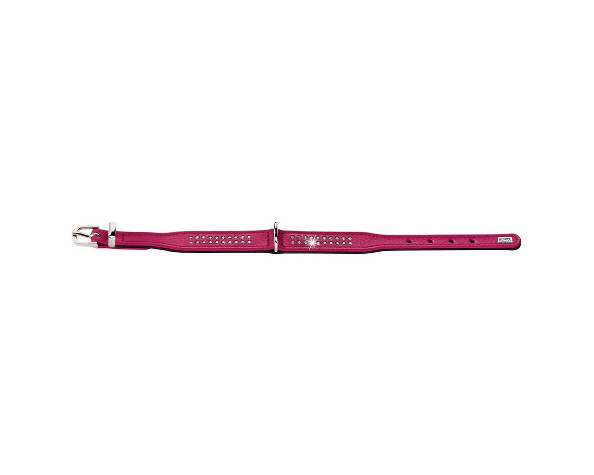 Thumbnail - Hunter Tierbedarf Hunde-Halsband Halsband Diamond Petit pink/schwarz