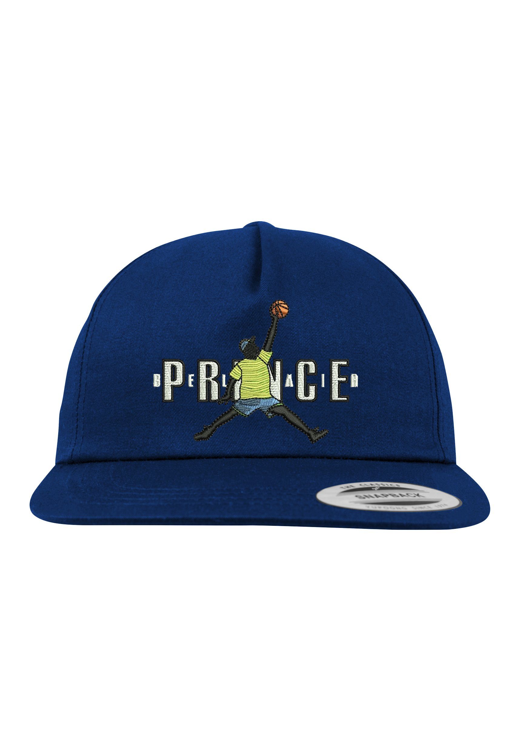 Youth Designz Baseball Cap Fresh Prince Unisex Snapback Cap mit modischer Logo Stickerei Navyblau