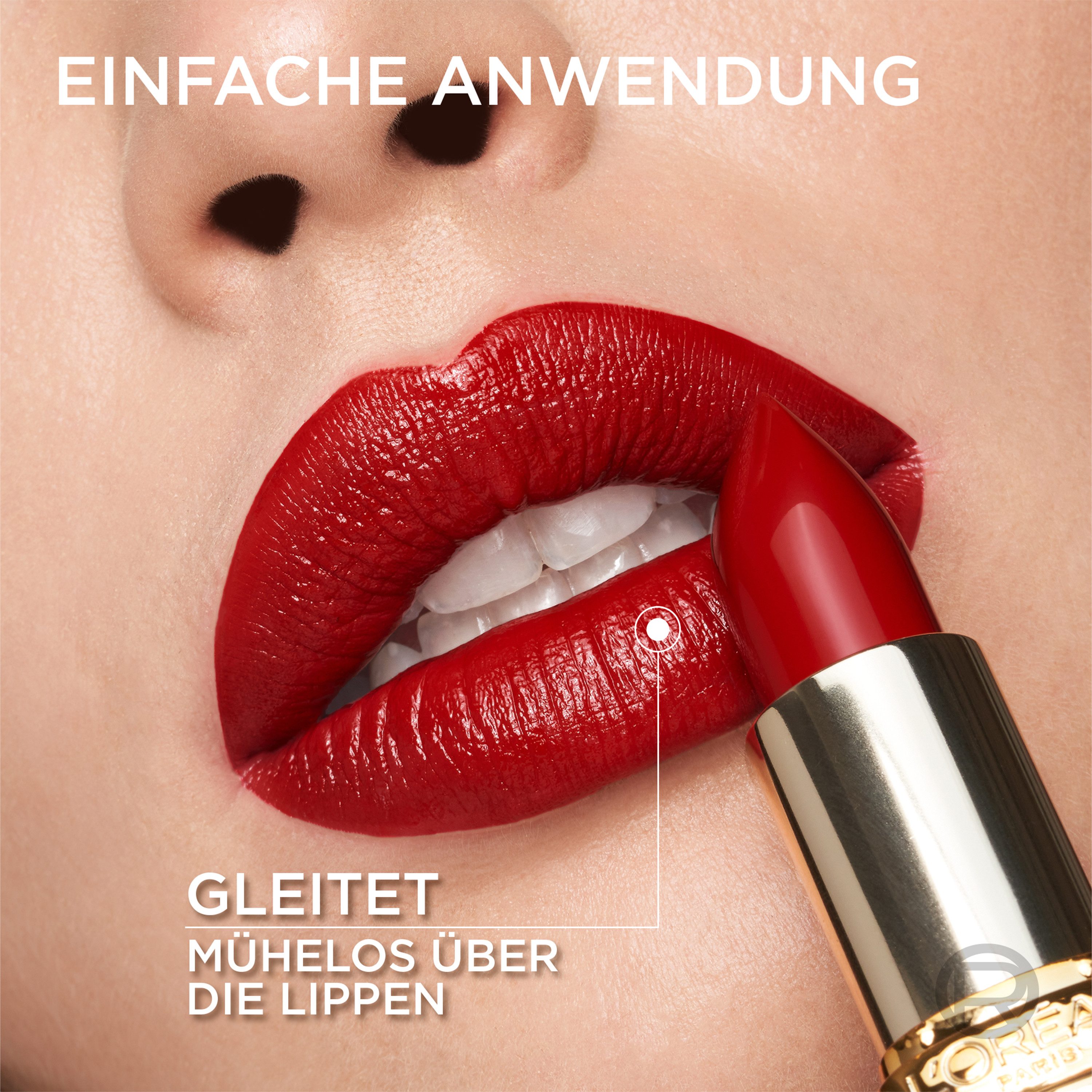 L'ORÉAL PARIS Lippenstift COLOR RICHE, mit cremiger Textur, kein Verlaufen – Bild 4 von 5