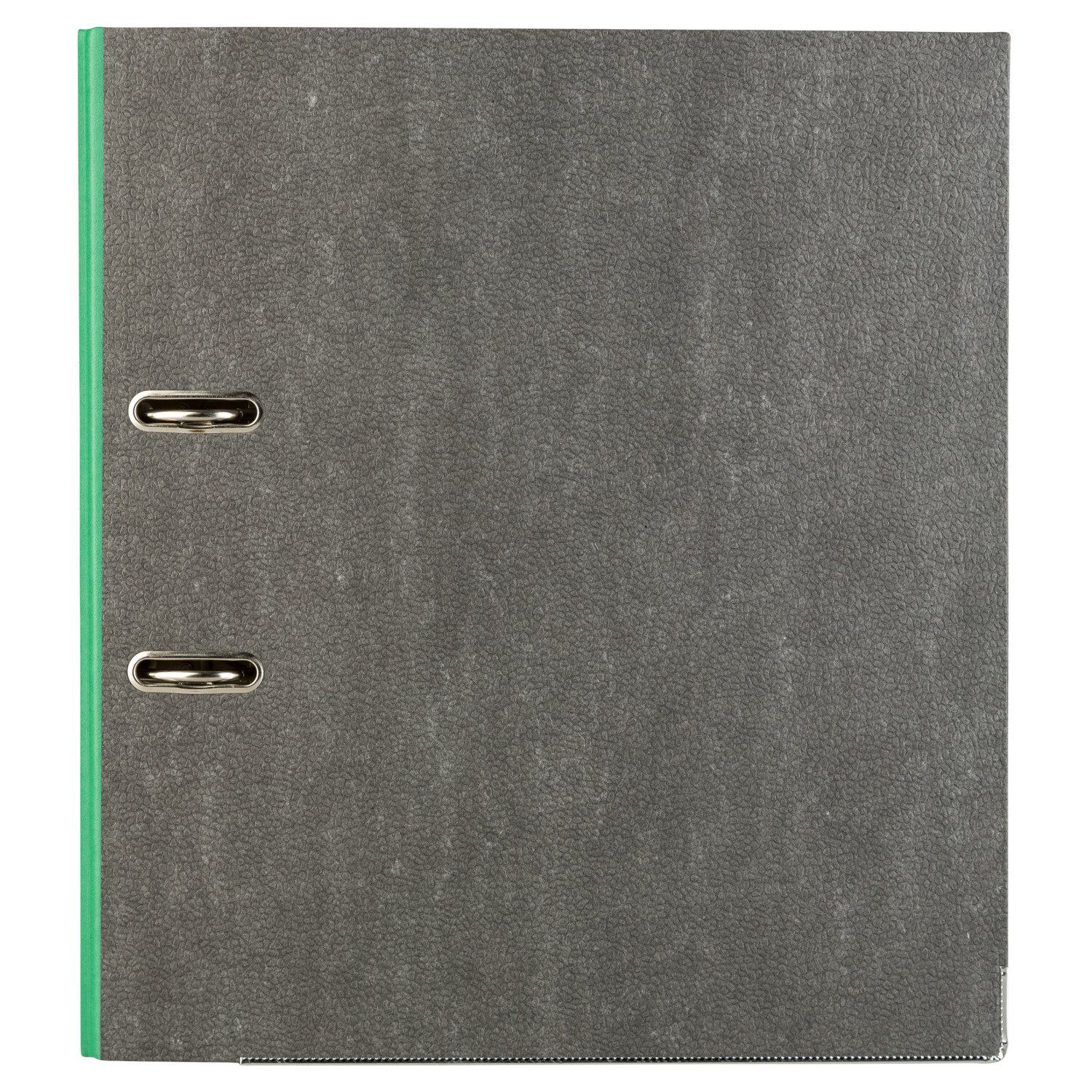 Idena Aktenordner Idena 303069 - Ordner für DIN A4, 5 cm schmal, Wolkenmarmor, grün, 1