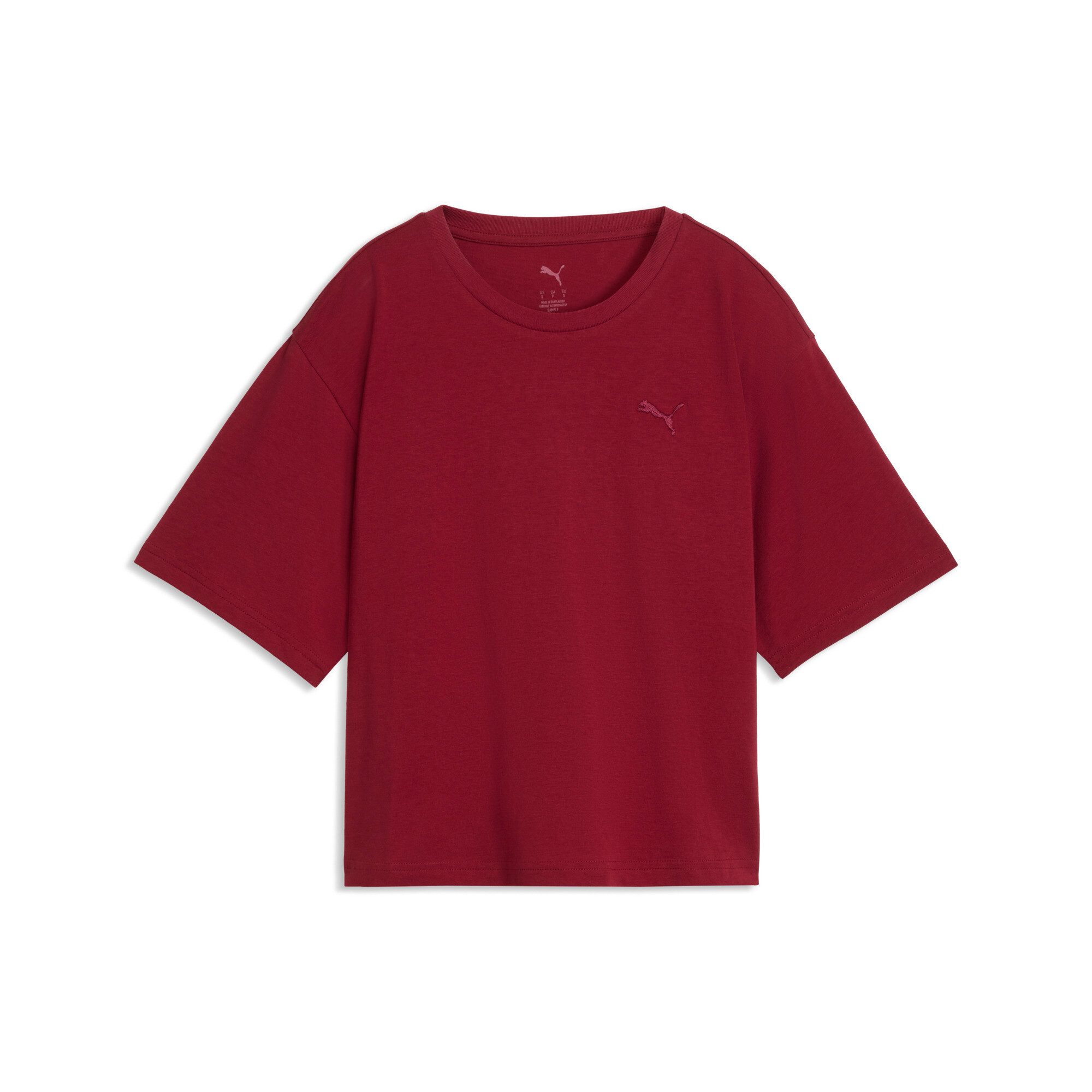 PUMA T-Shirt CLASS RELAXED GRAPHIC TEE mit kurzem Schnitt, Kurzarmdesign, unifarbenes Design, Relaxed Fit