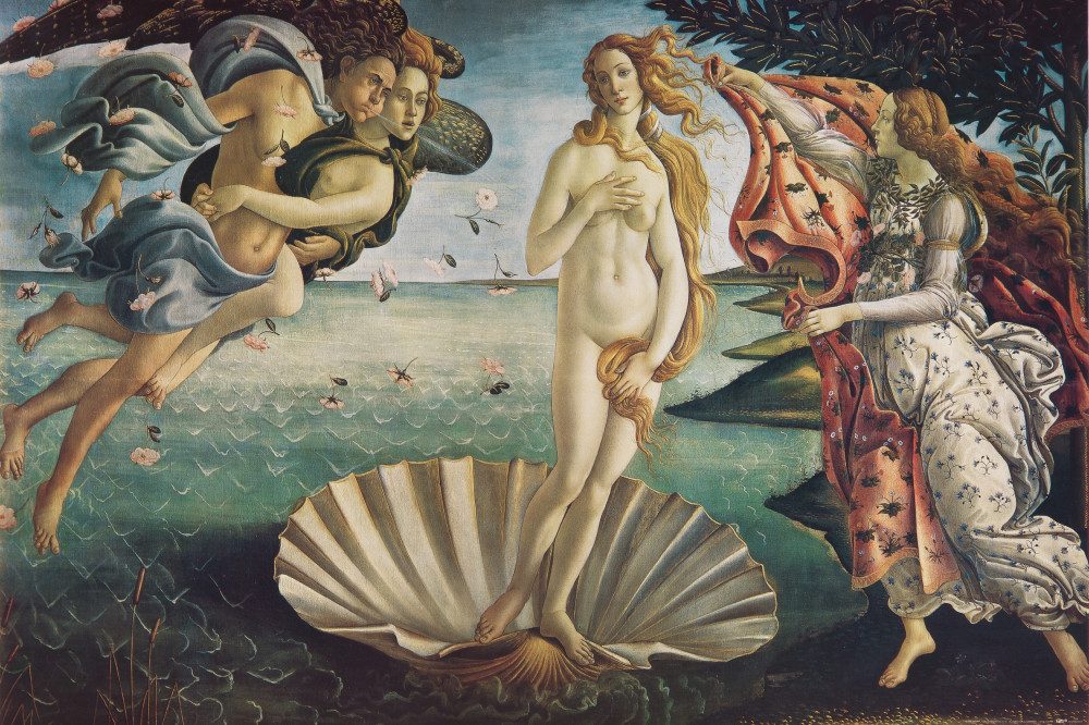 Poster Sandro Botticelli Kunstdruck Bild - Die Geburt Der Venus