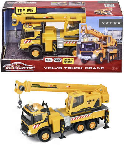 majORETTE Spielzeug-Kran Spielzeugauto Baustelle Kran Volvo Truck Crane 213723004