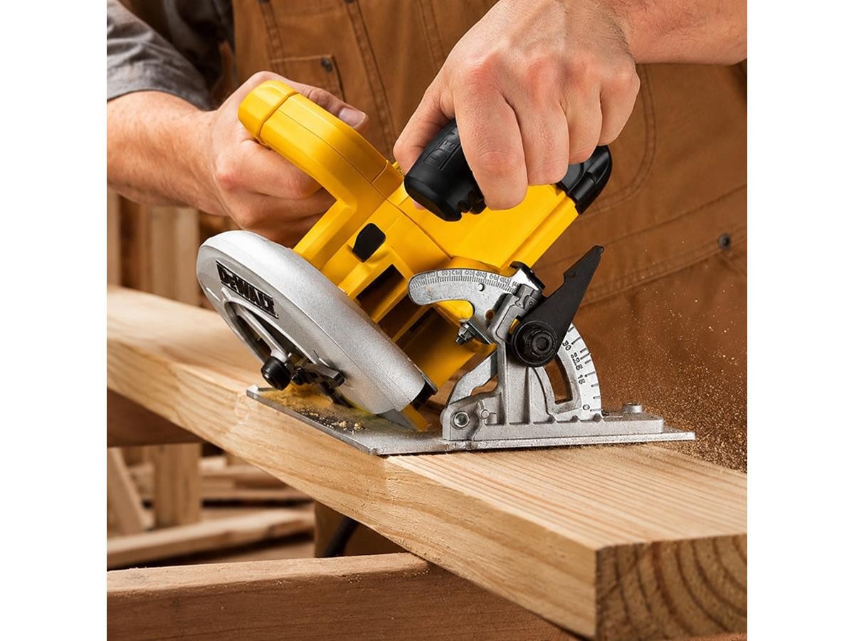 DeWalt Handkreissäge 67 mm 1600 Watt im Koffer, Set, 1600 Watt, Sägeblatt-Ø: 190 mm, Neigungseinstellung: 57°
