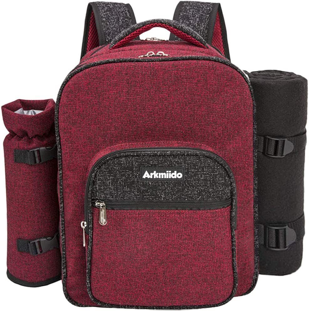 Daskoo Picknickrucksack 4 Personen Picknickset Picknickkorb günstig online kaufen