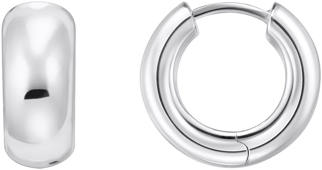 THOMAS SABO Paar Creolen Schmuck Silber 925 Ohrringe Mini-Chunky-Form