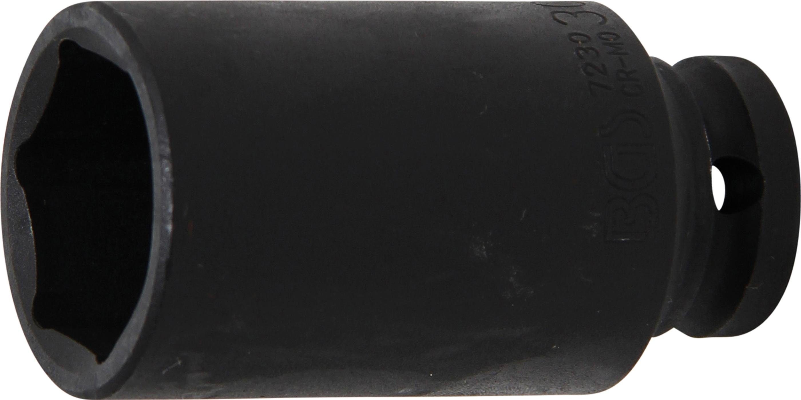 BGS technic Steckschlüssel Kraft-Steckschlüssel-Einsatz Sechskant, tief, Antrieb Innenvierkant 12,5 mm (1/2), SW 30 mm