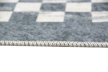 Teppich Teppich modern Teppich Wohnzimmer in grau creme, Teppich-Traum, rechteckig, Höhe: 5 mm
