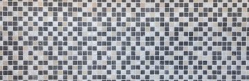 Mosani Mosaikfliesen Kunststein Rustikal Mosaikfliese Resin grau schwarz anthrazit