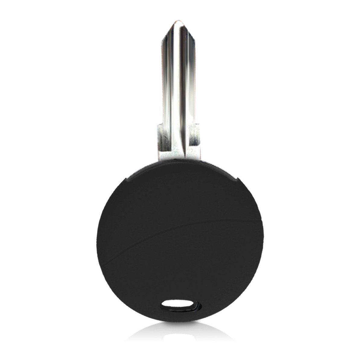 Schlüssel Schlüsselhülle Schlüsseltasche Smart Silikon Schwarz 1-Tasten Cover Hülle Autoschlüssel, Case kwmobile für Autoschlüssel