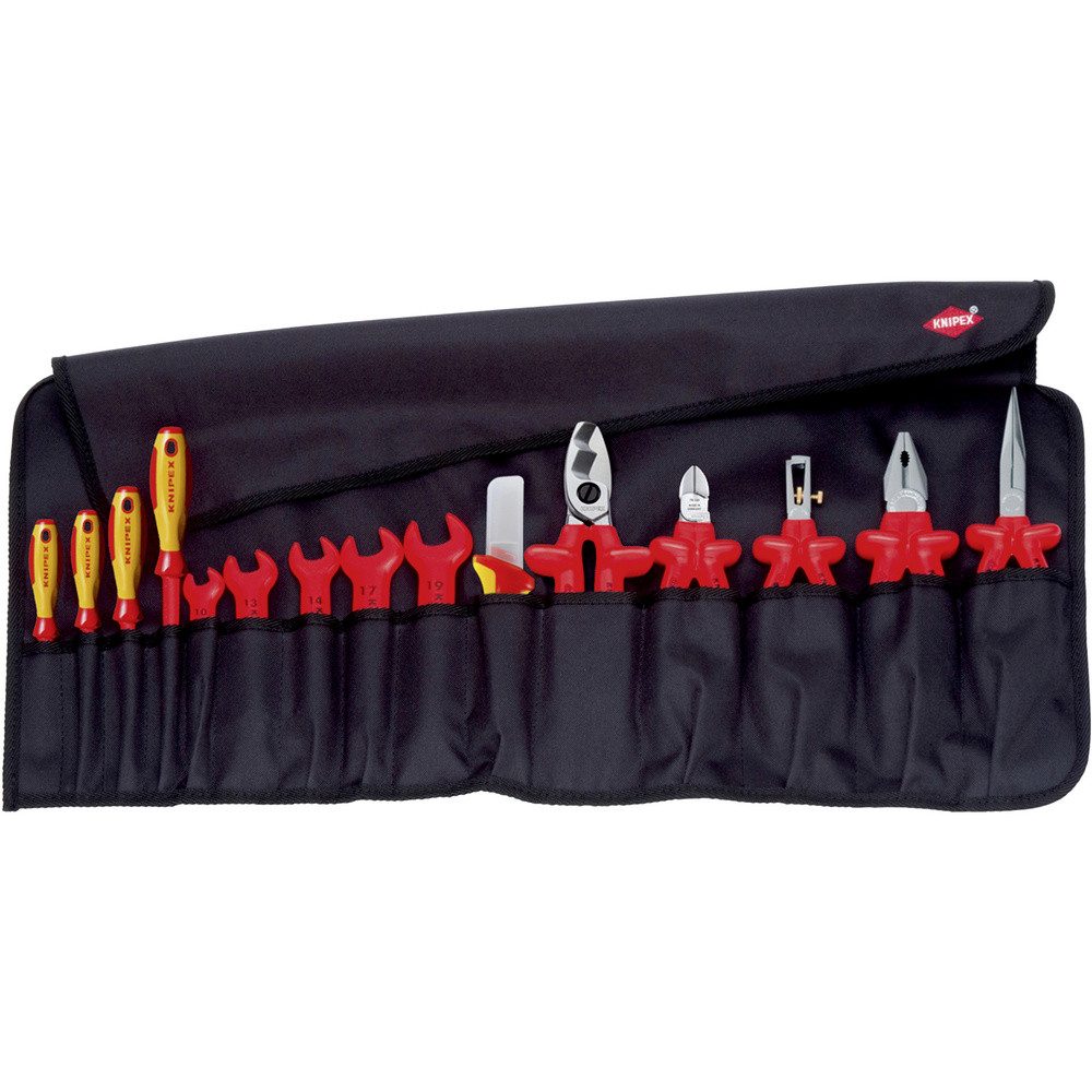 Knipex Werkzeugset Knipex 98 99 13 Werkzeugset Elektriker in Tasche 15teilig