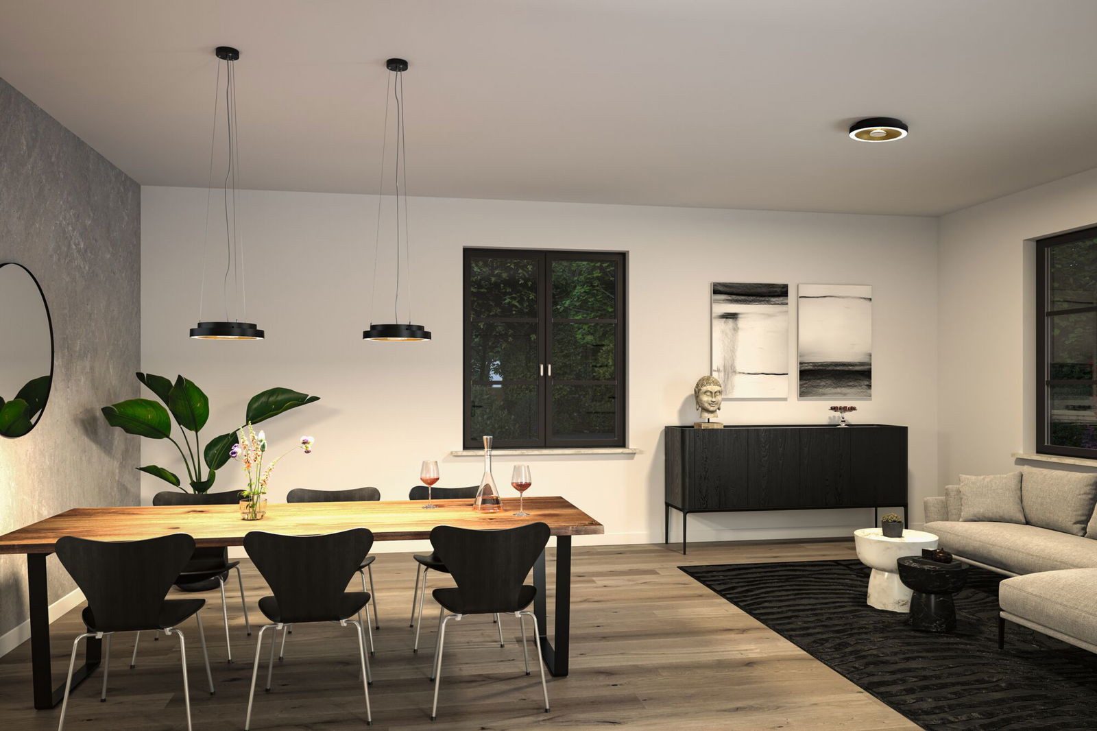 Paulmann LED Deckenleuchte LED Deckenleuchte Volea günstig online kaufen