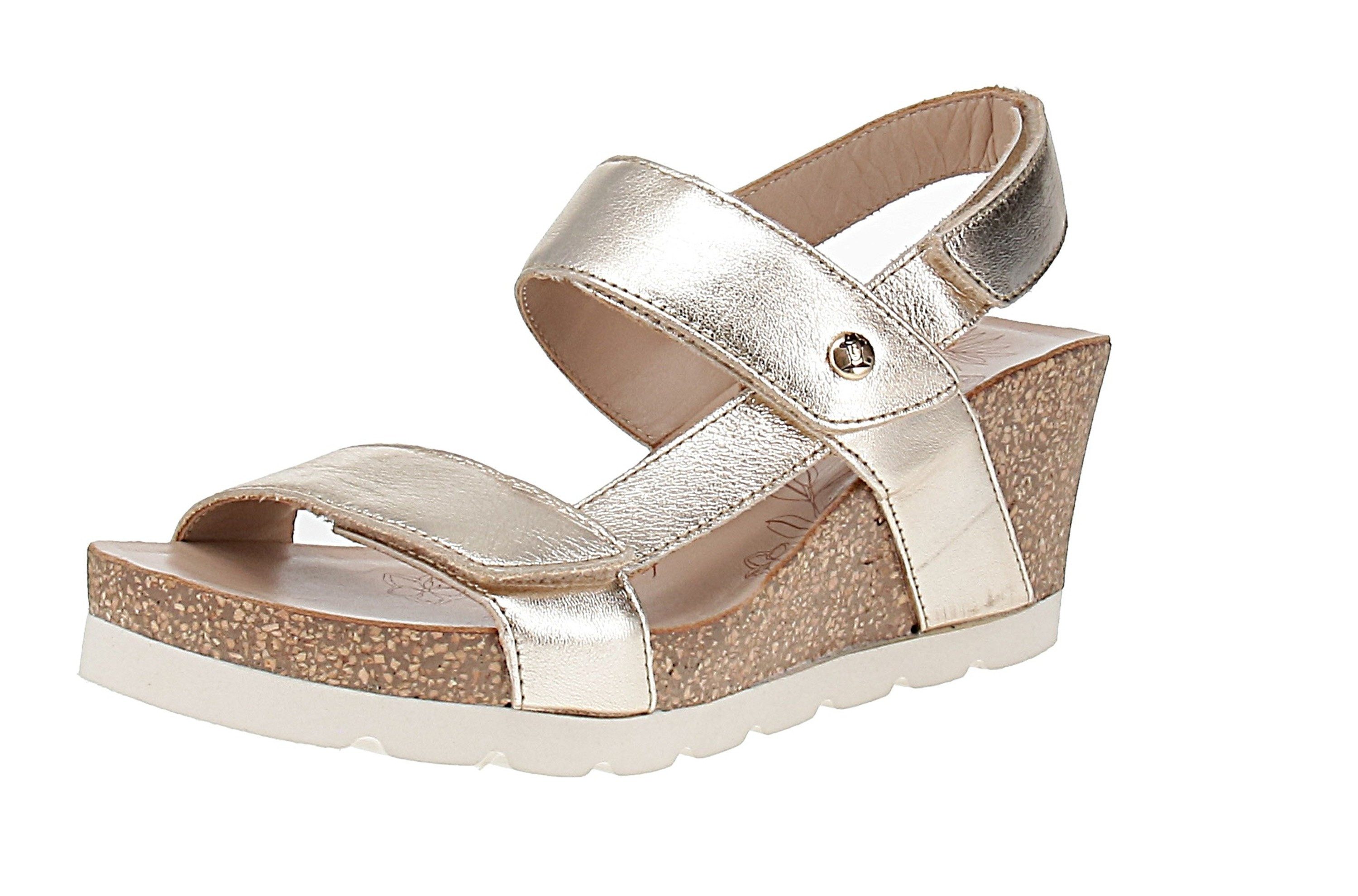 Panama Jack Panama Jack Vilma Shine B1 Napa - Damen Sandale - Gold Sandale
