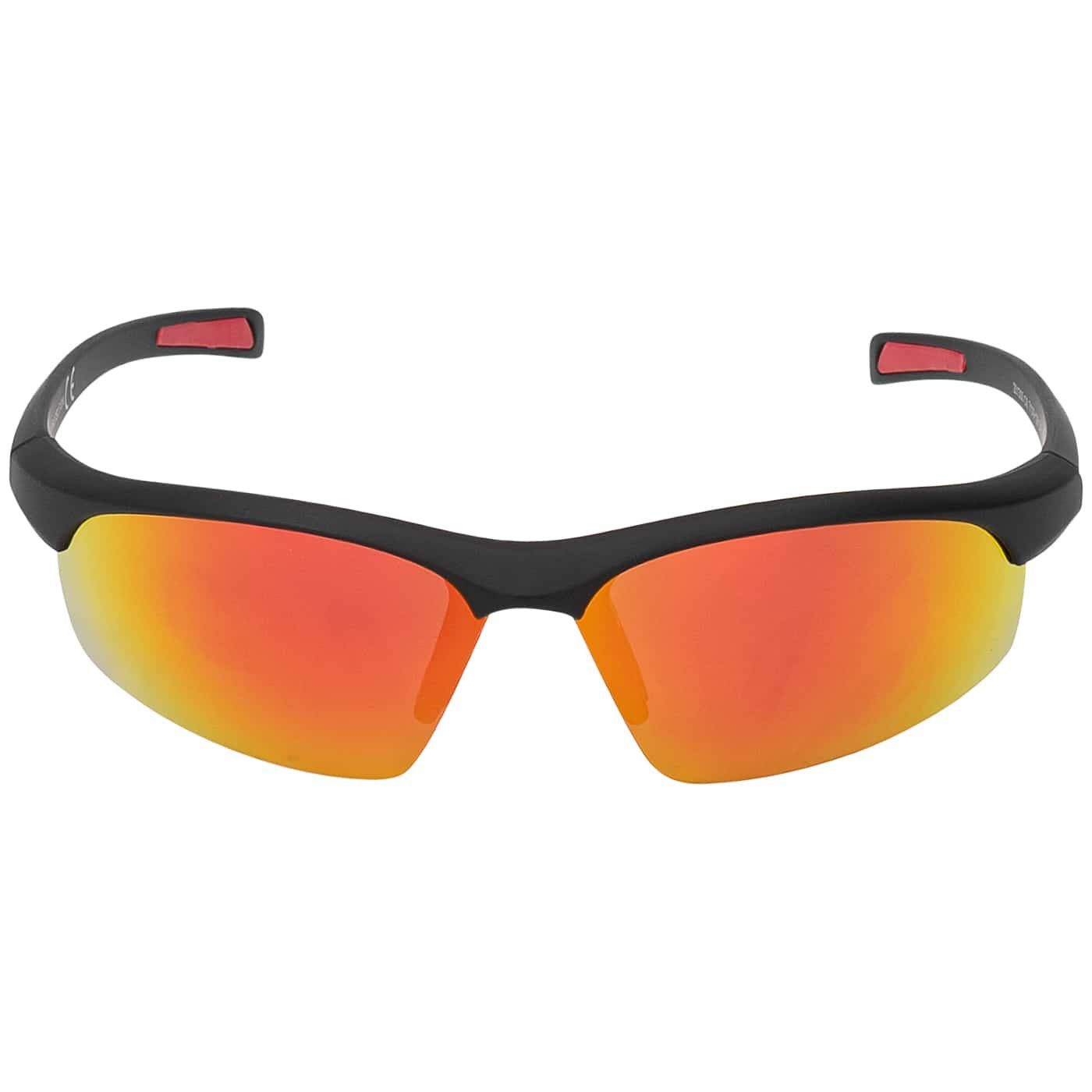 BEZLIT Eyewear Sportbrille Sportliche Designer Sonnenbrille, (1-St), mit roten grünen, blauen und schwarzen Linsen