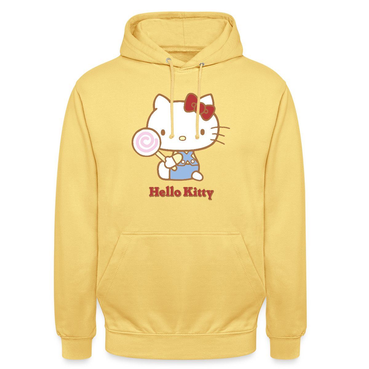 Hoodie Hello Kitty Mit Lollipop Unisex Hoodie