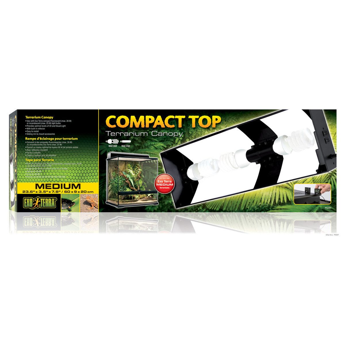 Terrarienleuchte Compact Top Terrarienabdeckung