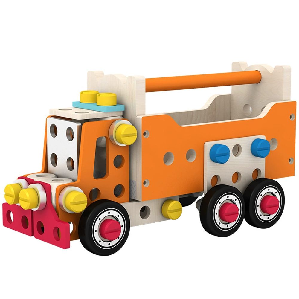 Zaewry Spielwerkzeug 124-teiliges Holz-Werkzeugset für Kleinkinder, Spielwerkzeug, (124-tlg., Lernspiele Geschenk Junge Mädchen ab 3 Jahren), Montessori Bildungsbauspielzeug,Werkzeug Lernspiele 3 4 Jahre
