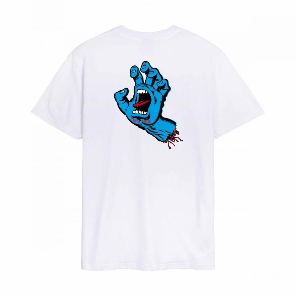 Santa Cruz T-Shirt SCREAMING HAND CHEST SP26 NEW sportlicher Schnitt, für Erwachsene