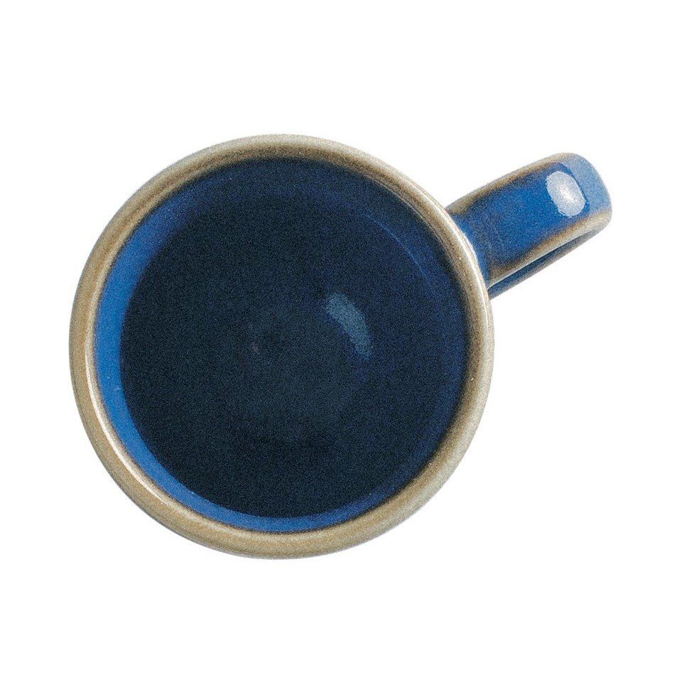 Kahla Espressotasse Porzellan, Germany l, blue 0,03 Homestyle in Handglasiert, Made atlantic