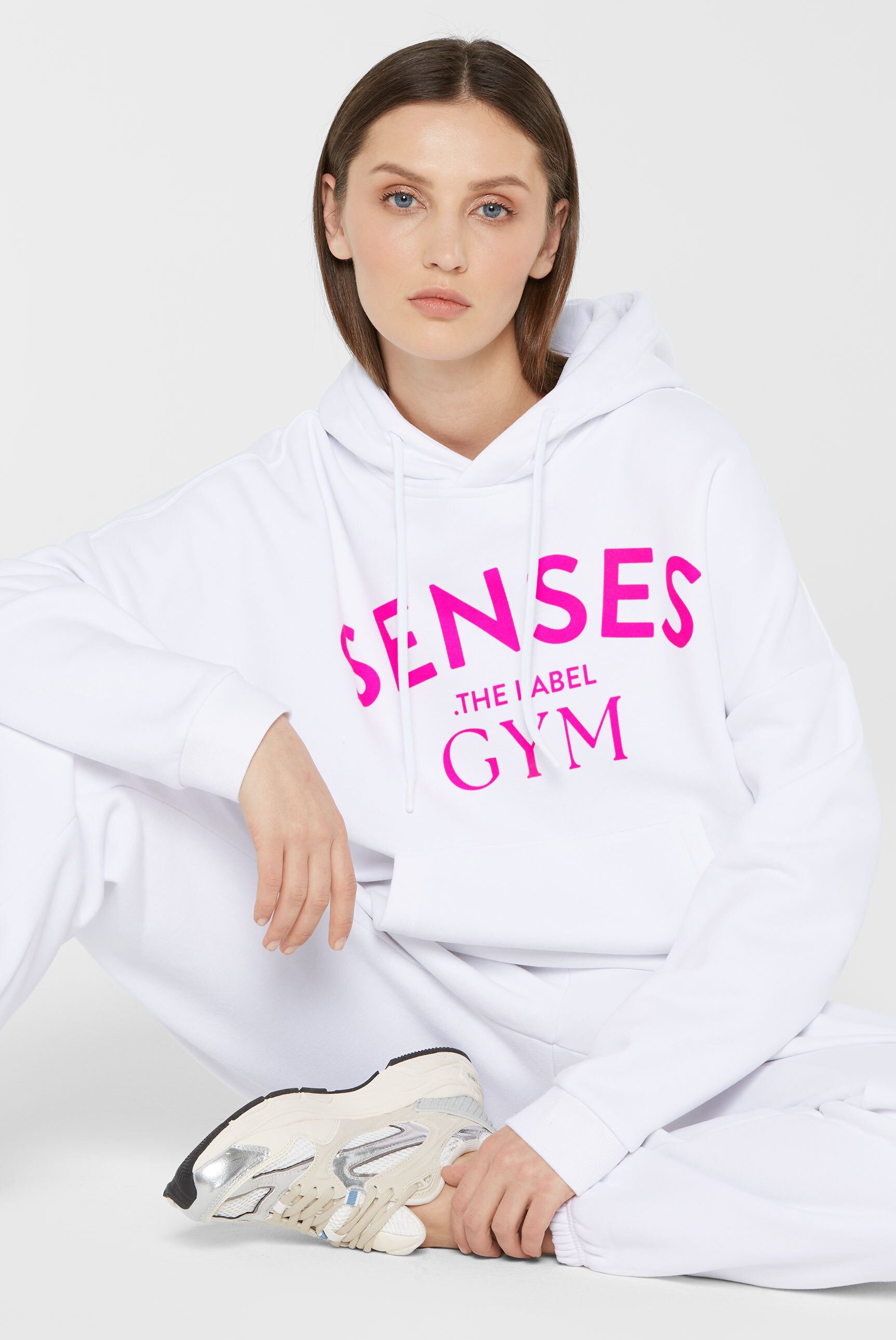 SENSES.THE LABEL Kapuzensweatshirt mit Baumwolle günstig online kaufen