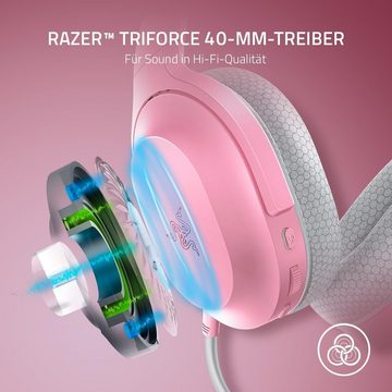 RAZER Gaming-Headset (Entwickelt für Gaming-Marathons: Gaming-optimiertes Design, aber auch portabel für das tägliche Pendeln., Kabelloses, USB-C-Multiplattform-Konnektivität, 250 g Ergonomisches Design)