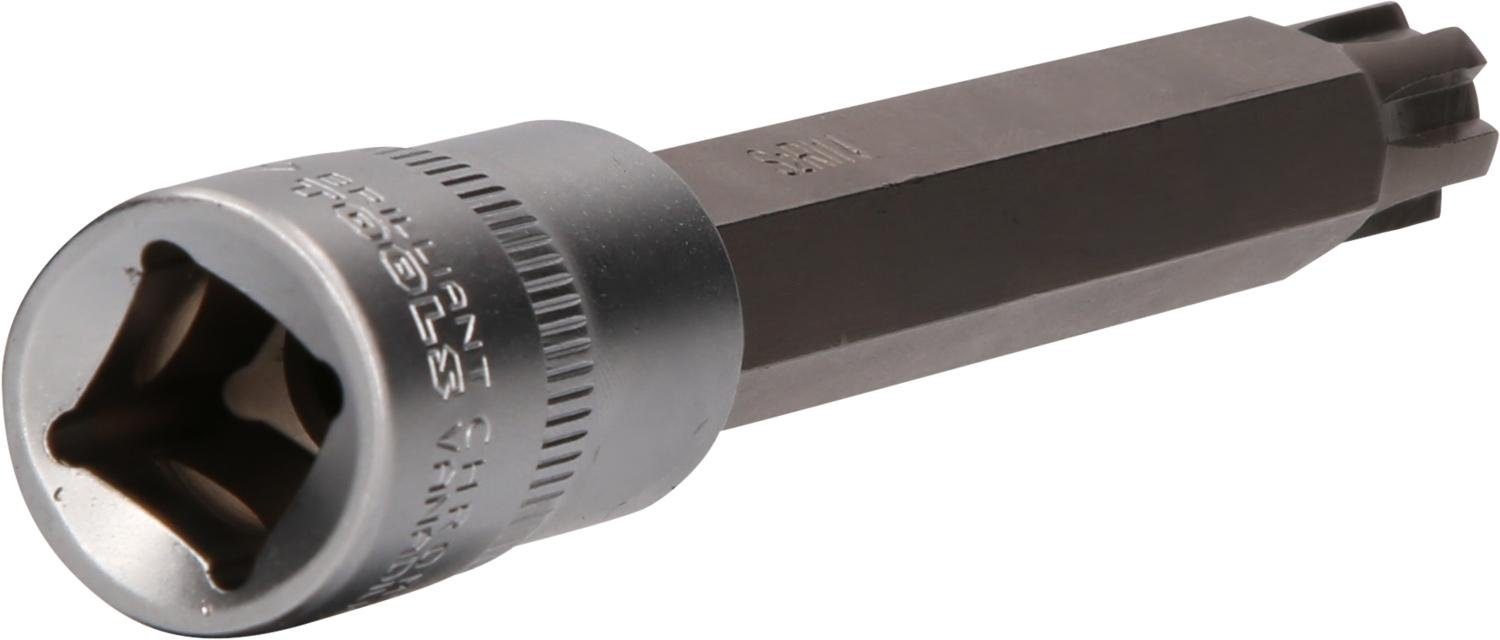 Brilliant Tools Bohrer- und Bitset 1/2" RIBE-Bit-Stecknuss, 140 mm lang, M14