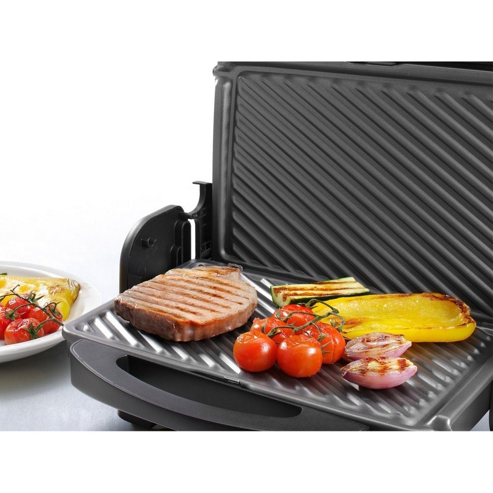 KENWOOD Kontaktgrill HG600.BK - Kontaktgrill - schwarz, 1600 W