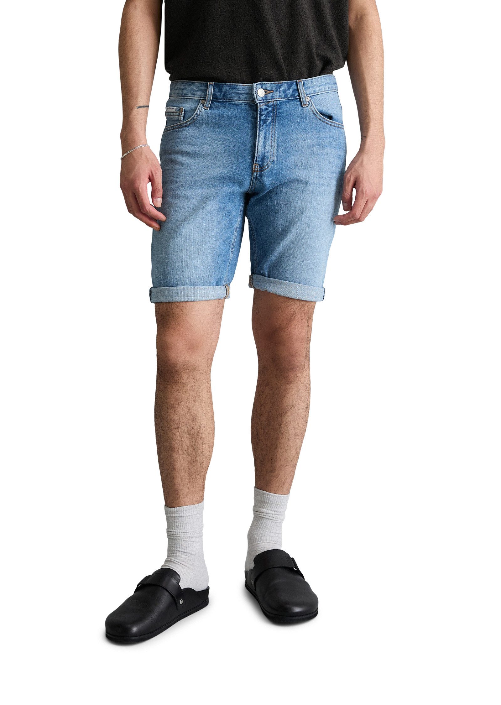 Marc O'Polo DENIM Shorts aus Bio-Baumwoll-Mix