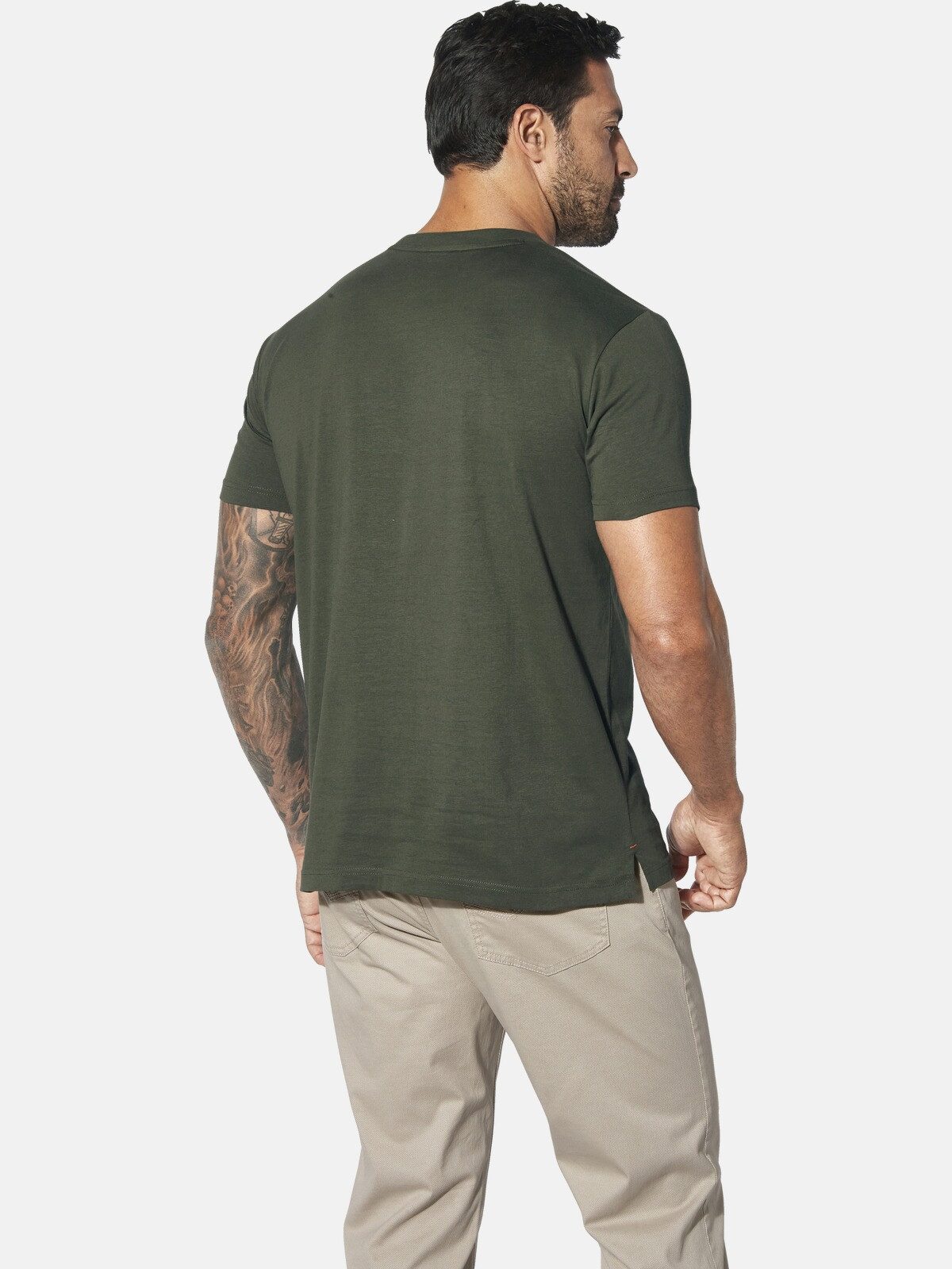 Jan Vanderstorm T-Shirt TANDRUP aus luftiger Baumwolle – Bild 2 von 5