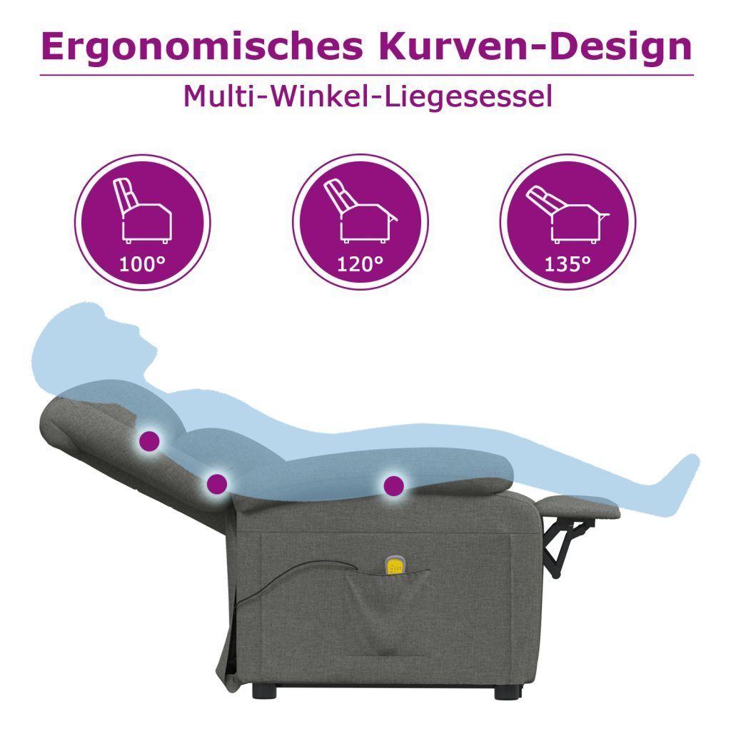 DOTMALL Massagesessel geformt, Sitzkomfort, Braun Relaxsessel,hoher Kunstleder ergonomisch