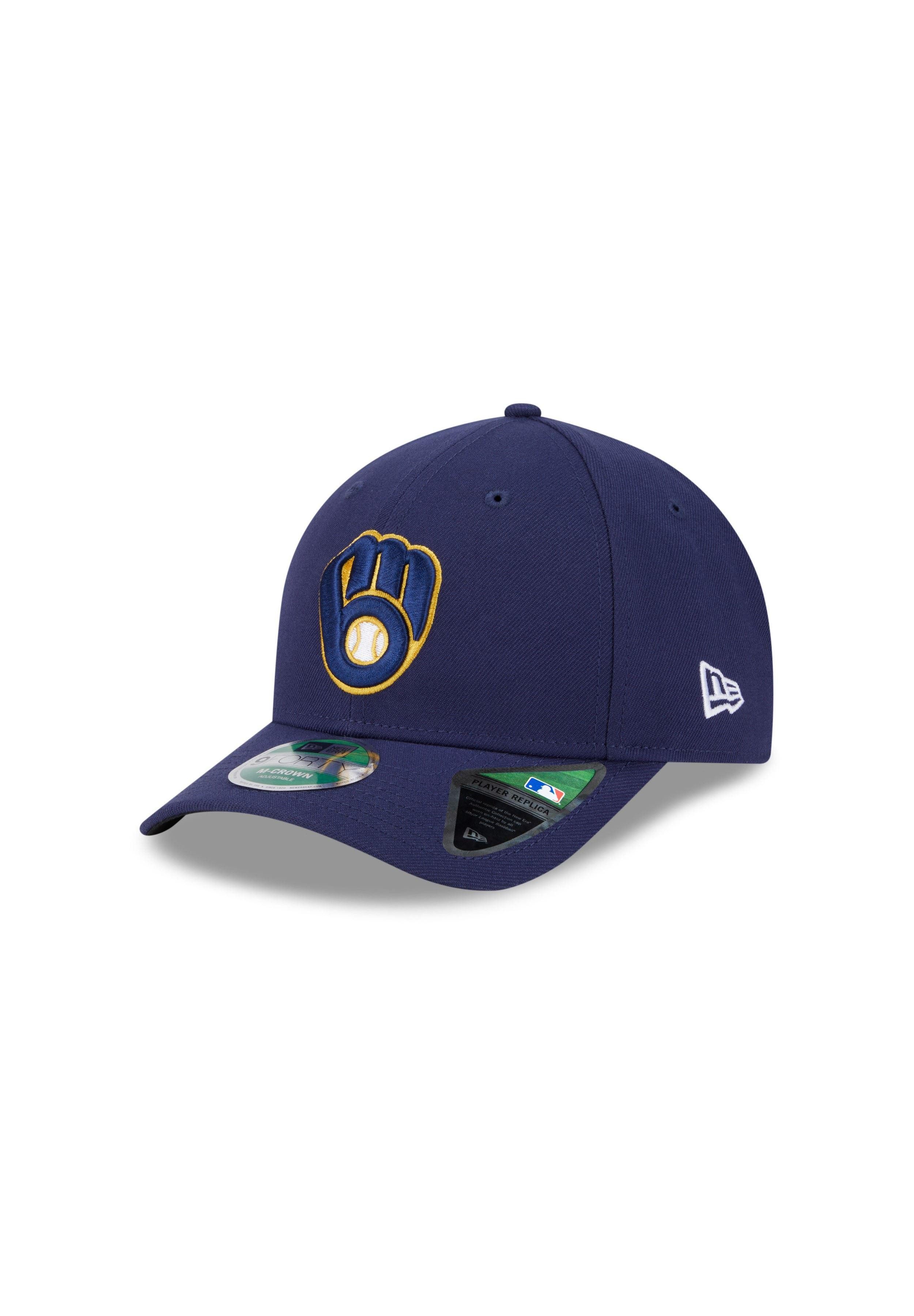 Baseball Cap Milwaukee Brewers New Era MLB Player Replica 9Forty M-Crown Cap Blau
