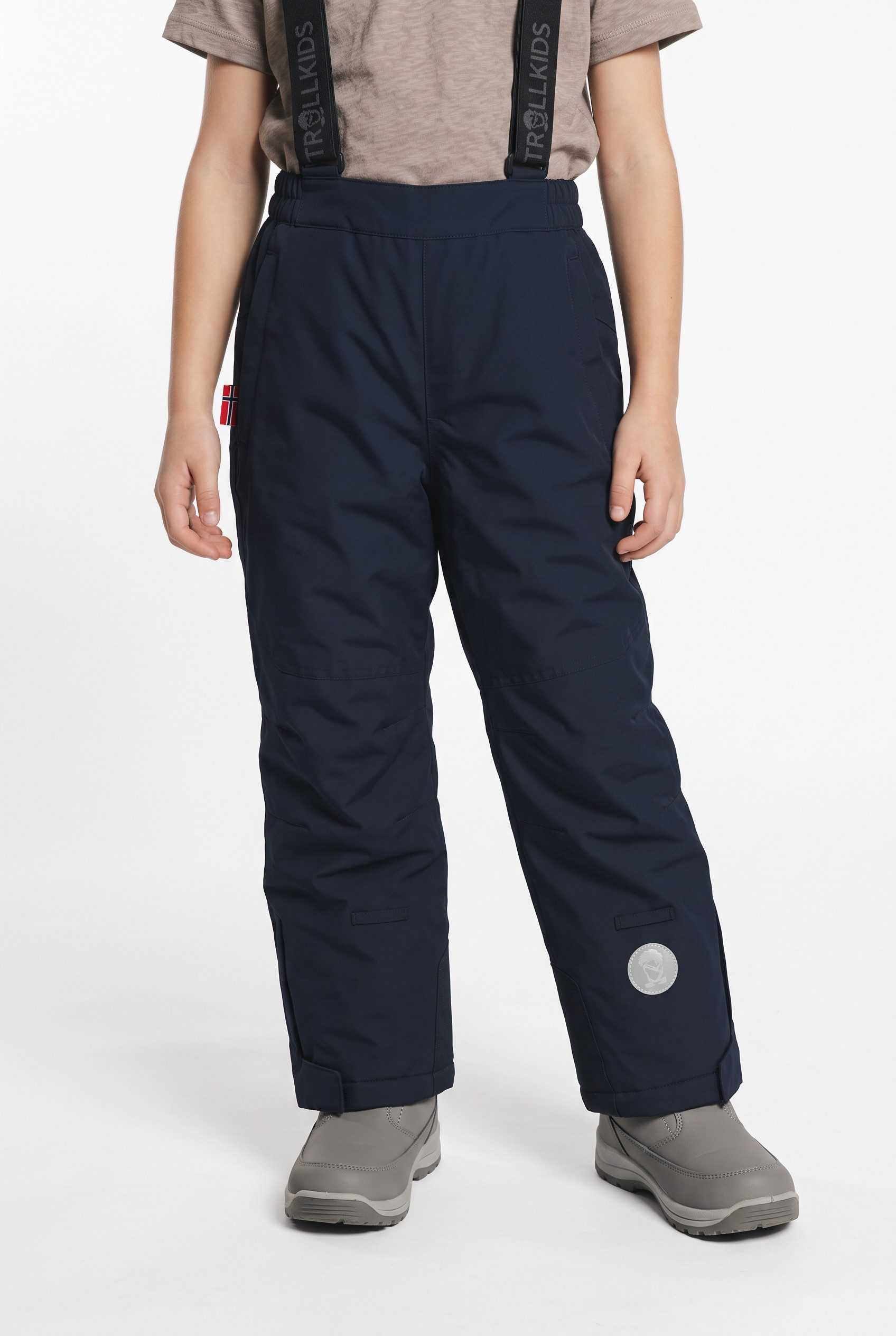 TROLLKIDS Schneelatzhose KIDS NORDKAPP PANTS für Kinder, sportlicher Stil, aus Polyester, pflegeleicht