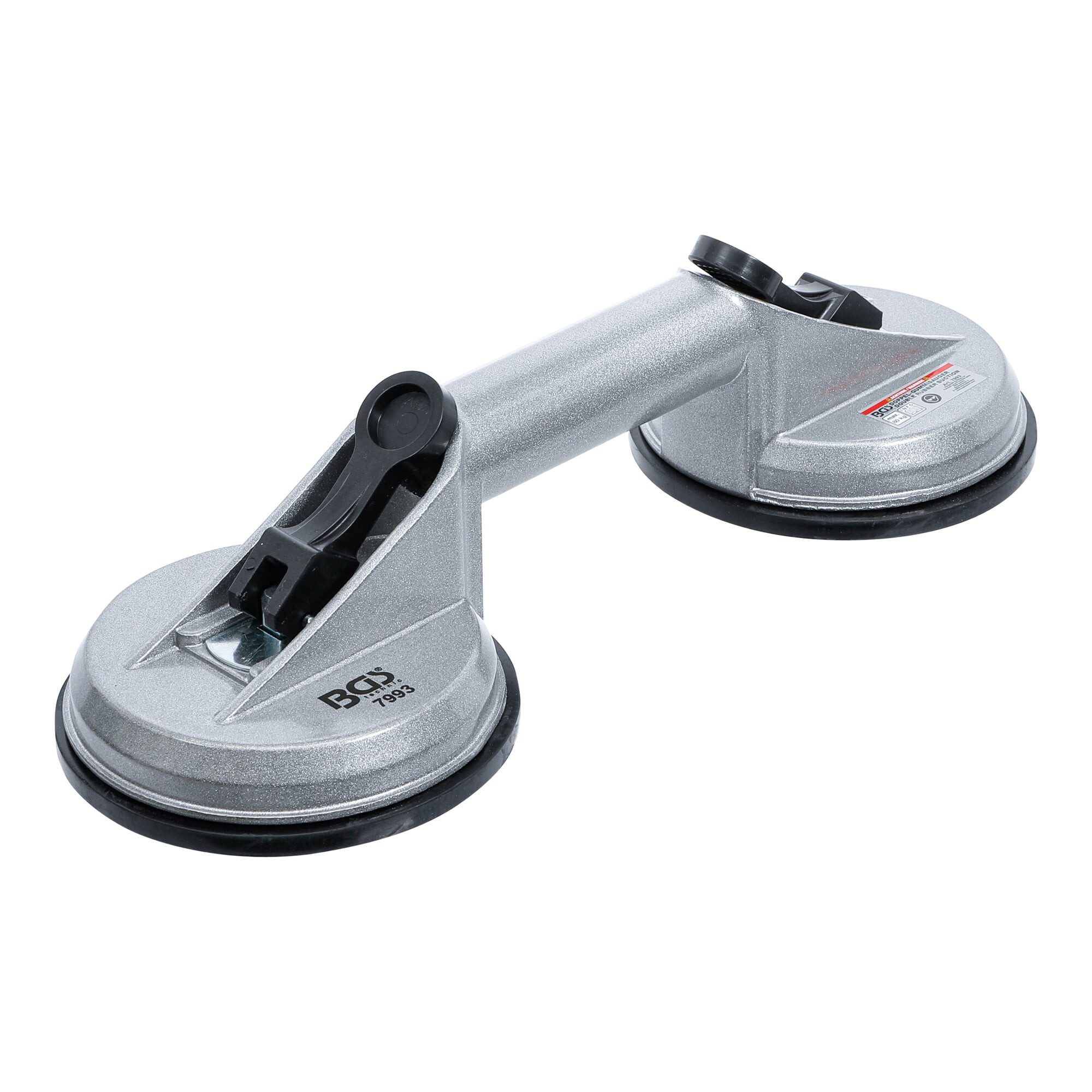 BGS technic Wagenheber BGS Doppel-Gummisauger Aluminium Ø 115 mm