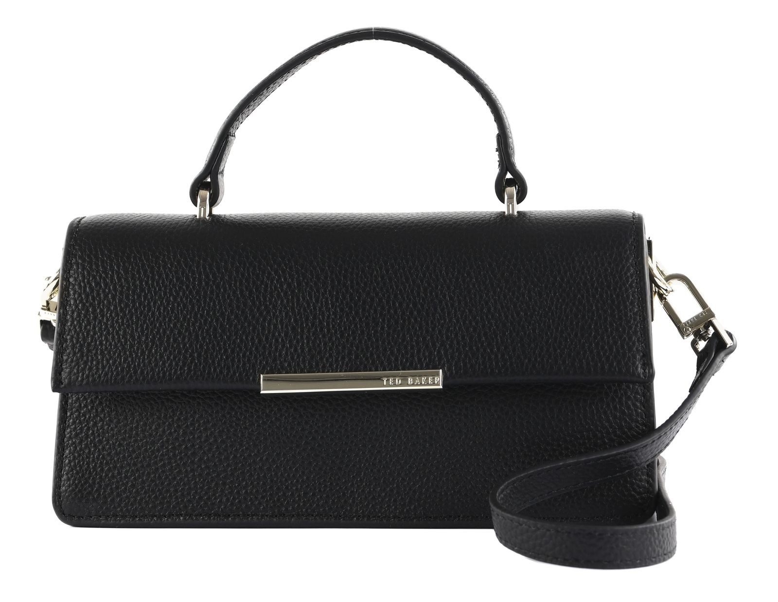 Ted Baker Handtasche Bar Detail Elongated Top Handle Bag, aus echtem Rindsleder