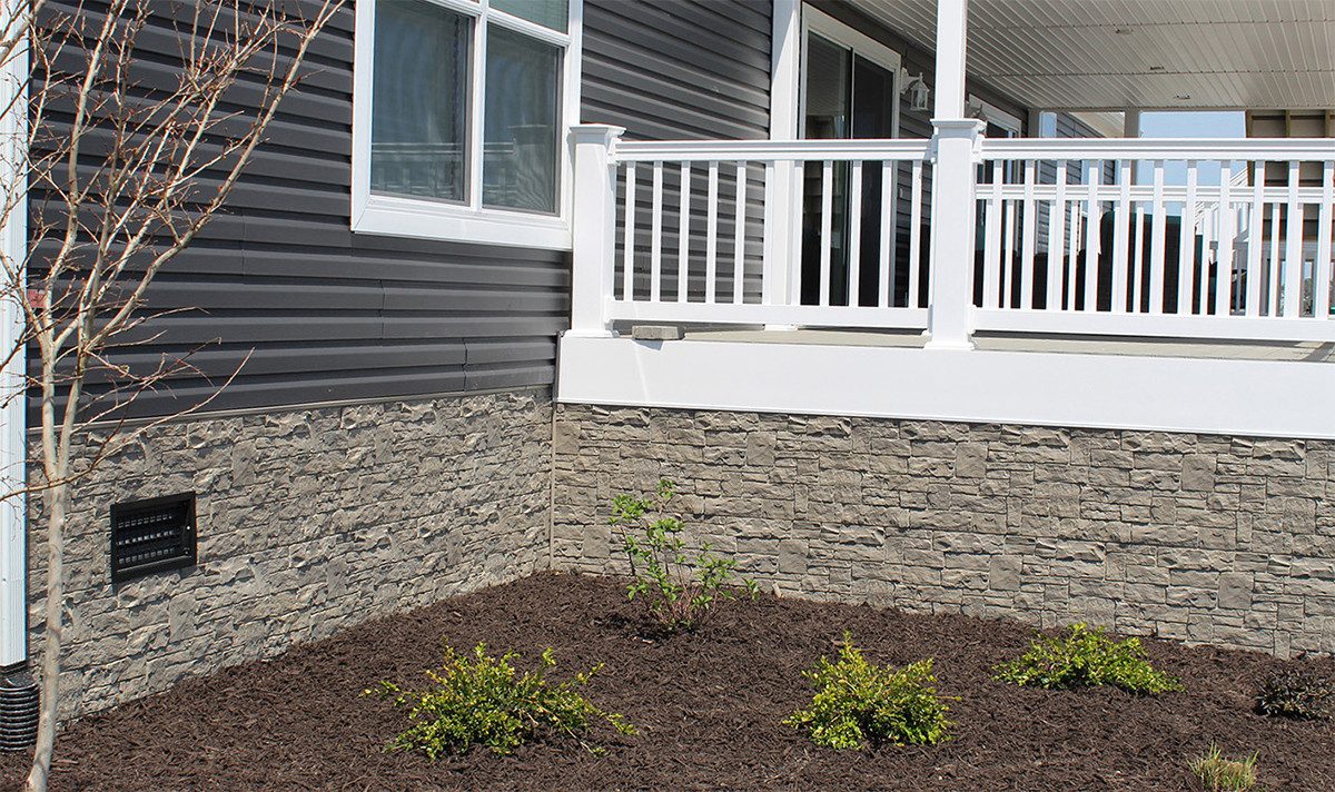 NOVIK Verkleidungspaneel NovikStone SK Platte 114x51cm 10 St. 4,65qm Felsstein grau, BxL: 51,44x114,3 cm, 0,46 qm, (Karton mit 10 Platten, 5,88 qm) Wandverkleidung mit 3-D-Effekt, problemlose Montage, Natursteinoptik