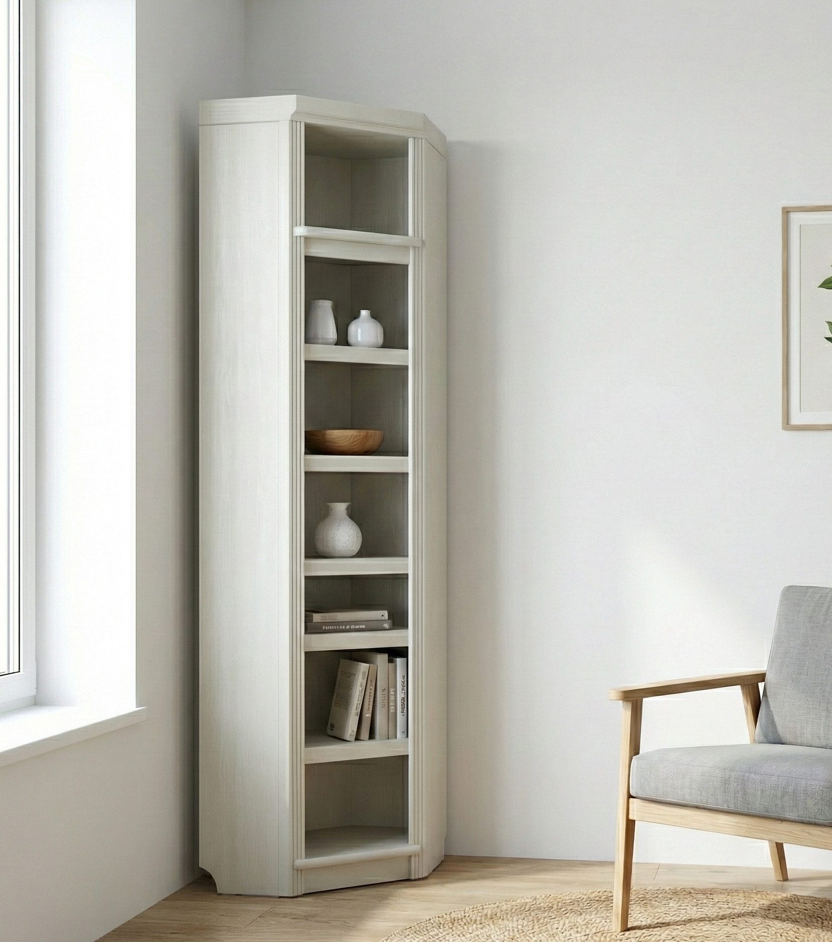 OTTO home Eckregal Soeren Regal Höhe 220 cm, massive Kiefer, FSC®-zertifiziert, passend für Regale Soeren mit einer Tiefe von 29 cm