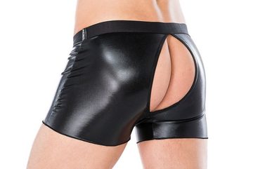 Andalea Boxershorts Wetlook-Boxershorts mit Haken und offener Schritt Herrenslip Slip Männer von Andalea, Made in EU