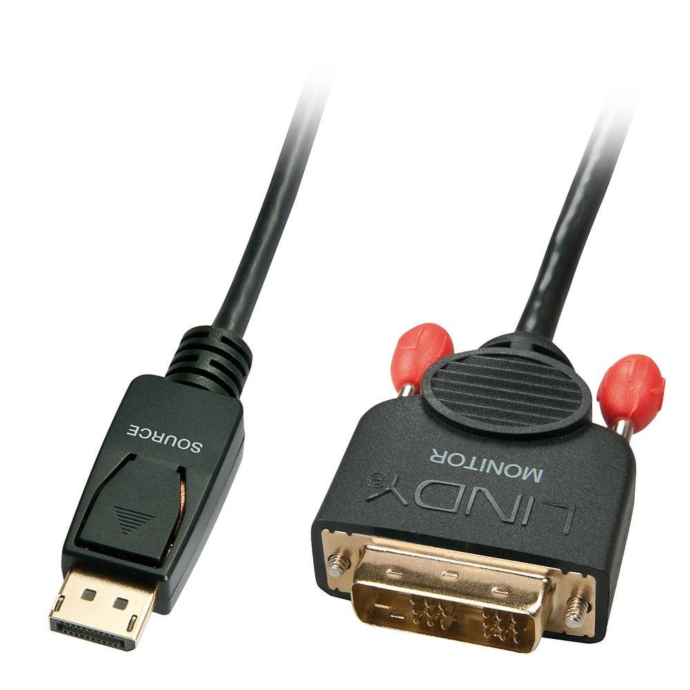 Videokabel-Adapter 0.5 m DisplayPort DVI-D USB-Adapter