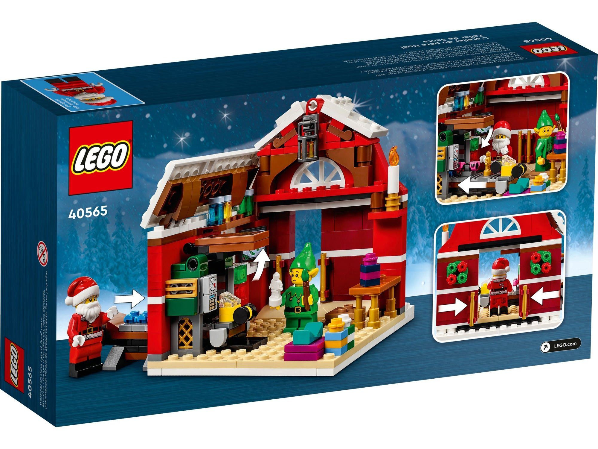LEGO® Spiel, LEGO® Promotional 40565 Werkstatt des Weihnachtsmanns - 329  Teile - limited edition