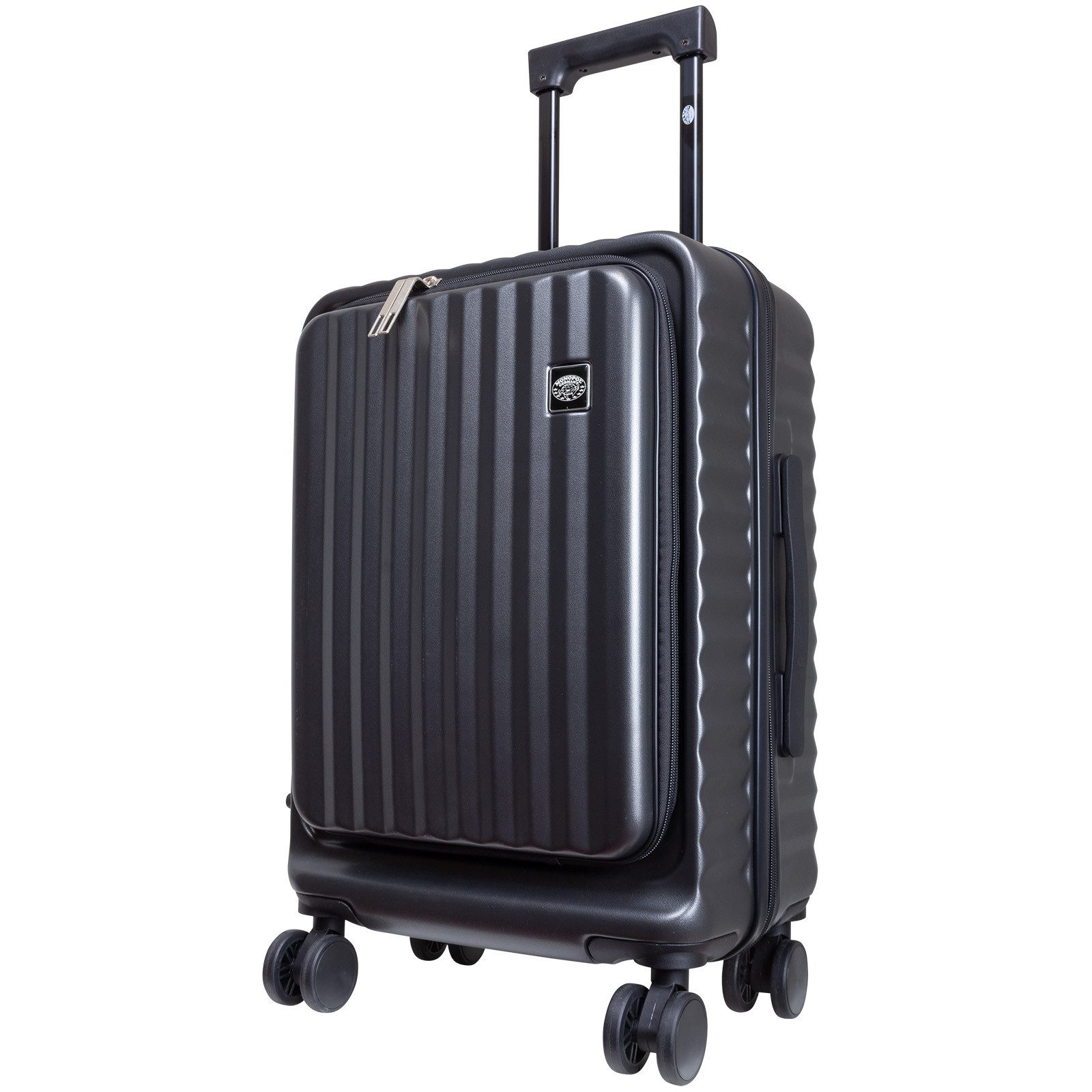Trendyshop365 Business-Trolley Lissabon Handgepäck Koffer 55cm, 4 Rollen, TSA-Zahlenschloss, Laptopfach bis 17 Zoll