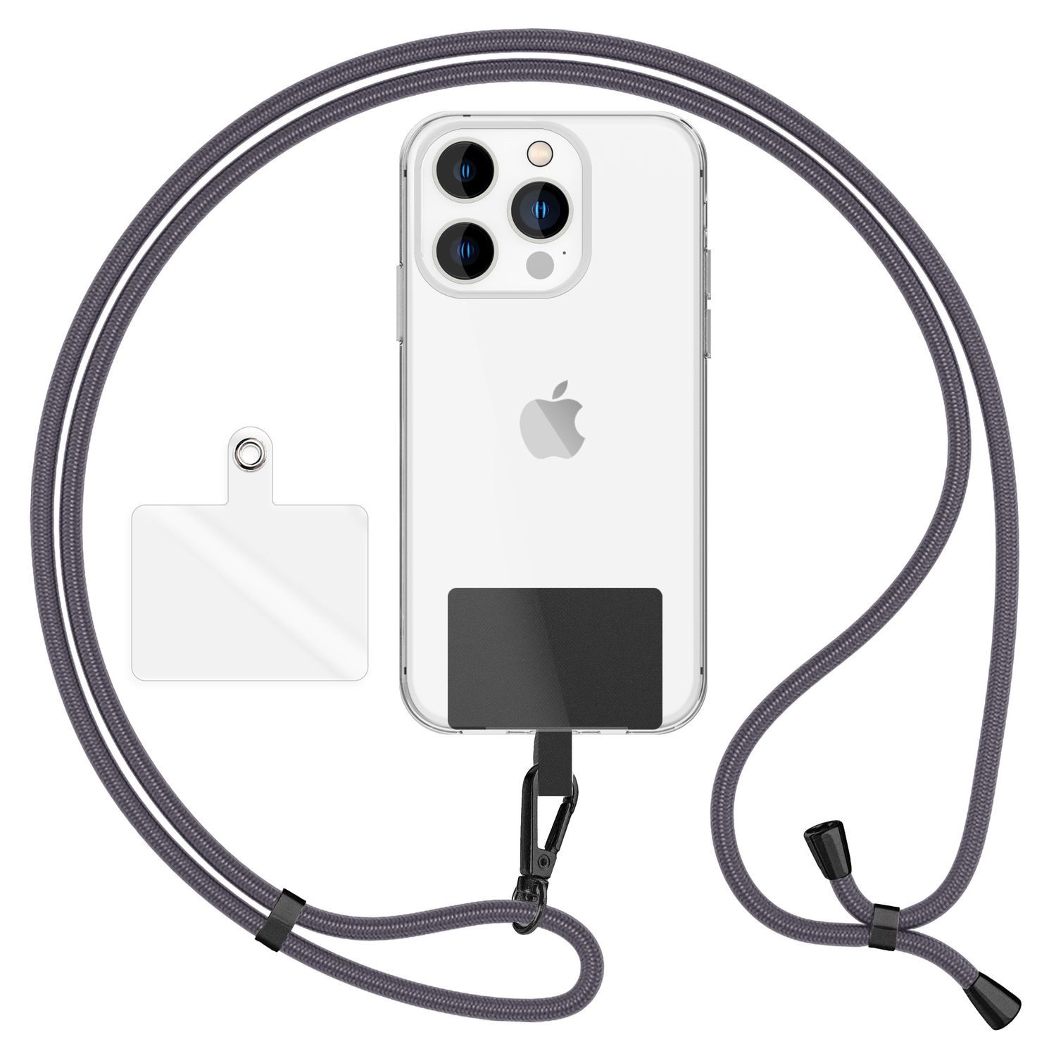 Nalia Handykette Universal Smartphone, Fashion Lanyard 160cm Verstellbar / Band für Handyhülle zum Umhängen