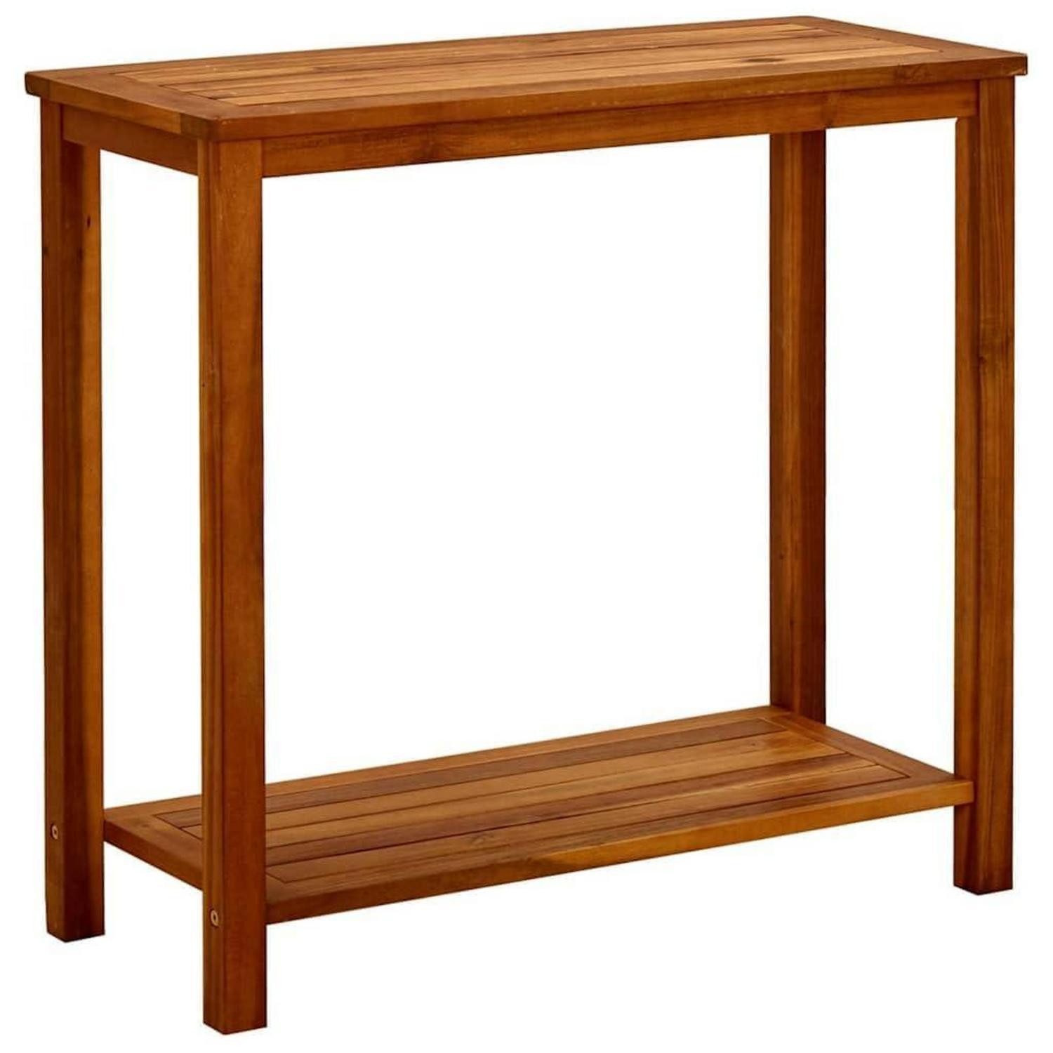 LuxusKollektion Konsolentisch Gartentisch Akazienholz 80x35x75 cm (1-St)