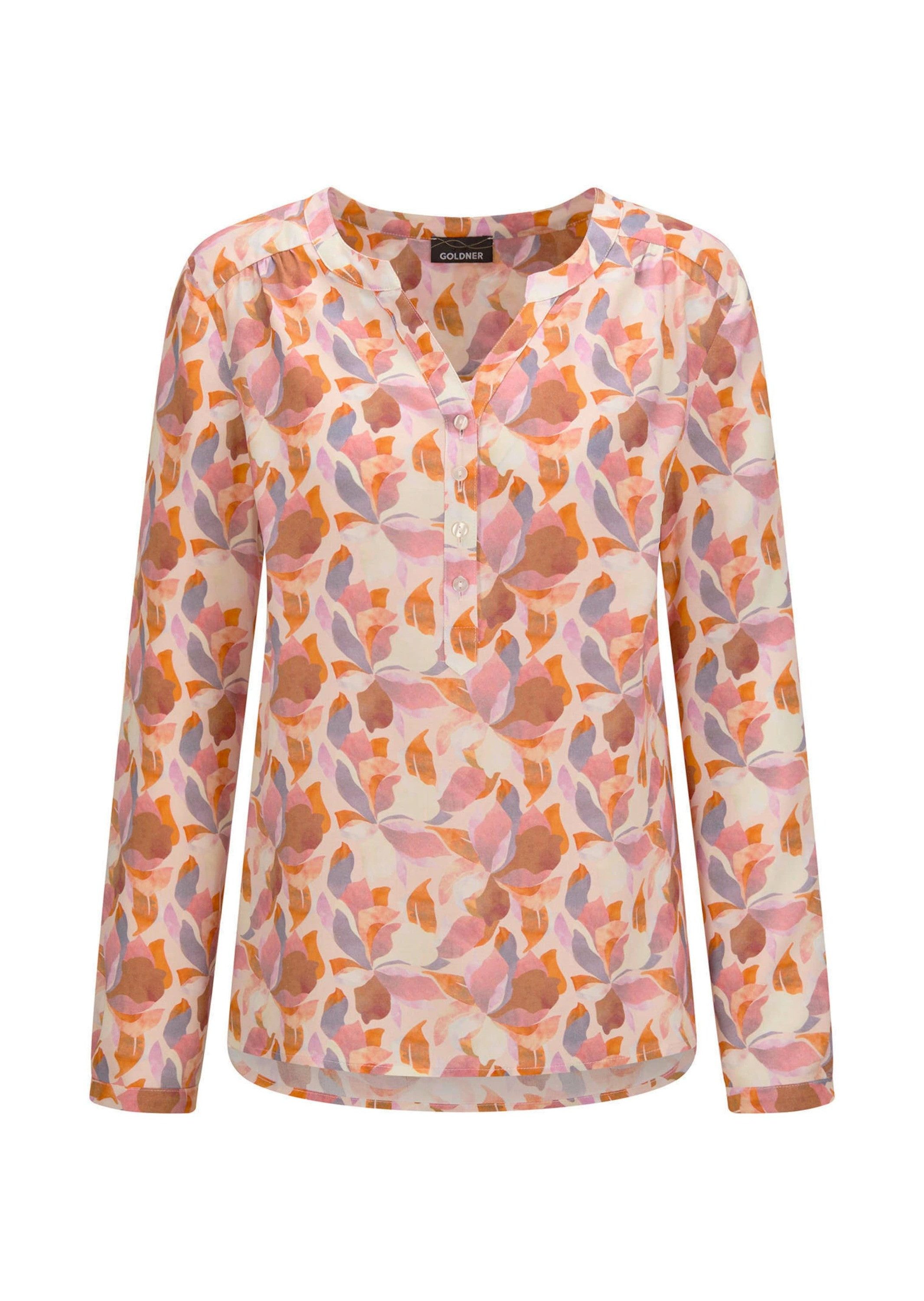 orange / gemustert
