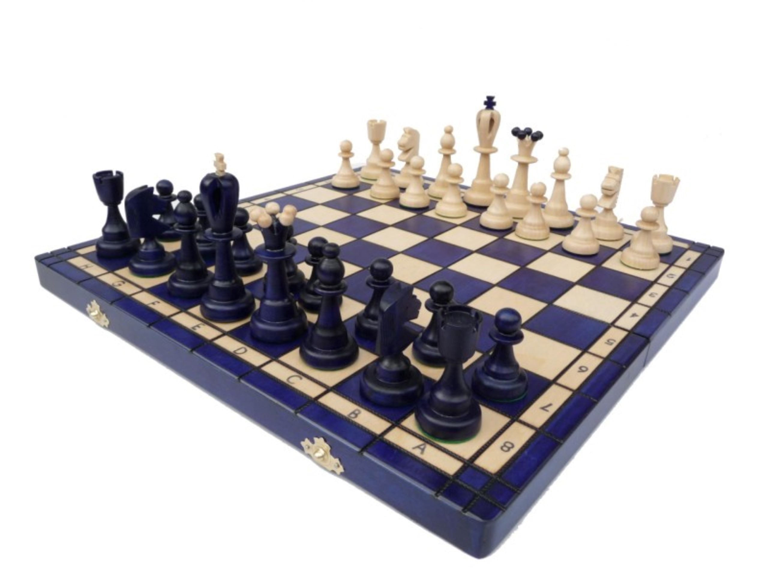 Holzprodukte Spiel, Schach Schachspiel Ace Asy Schachbrett 42x42 Holz