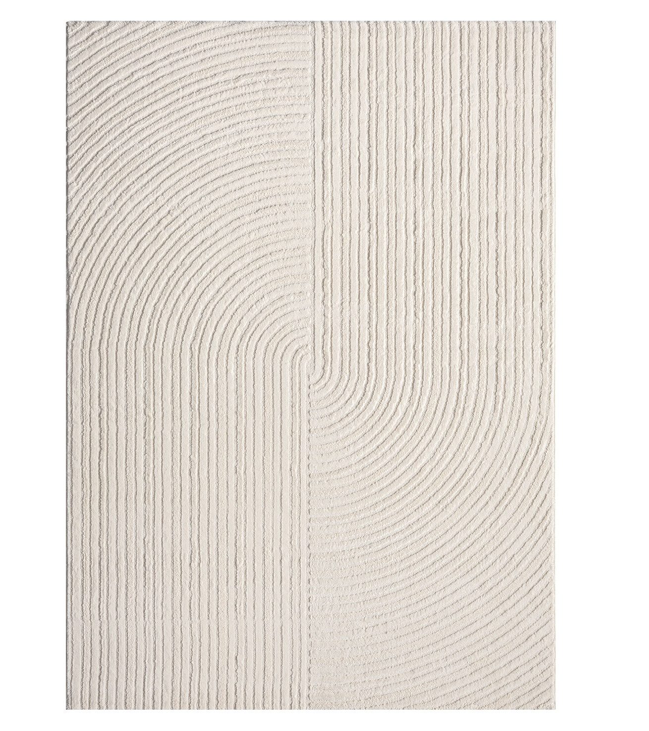 Vimoda Teppich Wohnzimmer Boho Design dünn kurzflur teppich, Rechteckig, Hö günstig online kaufen