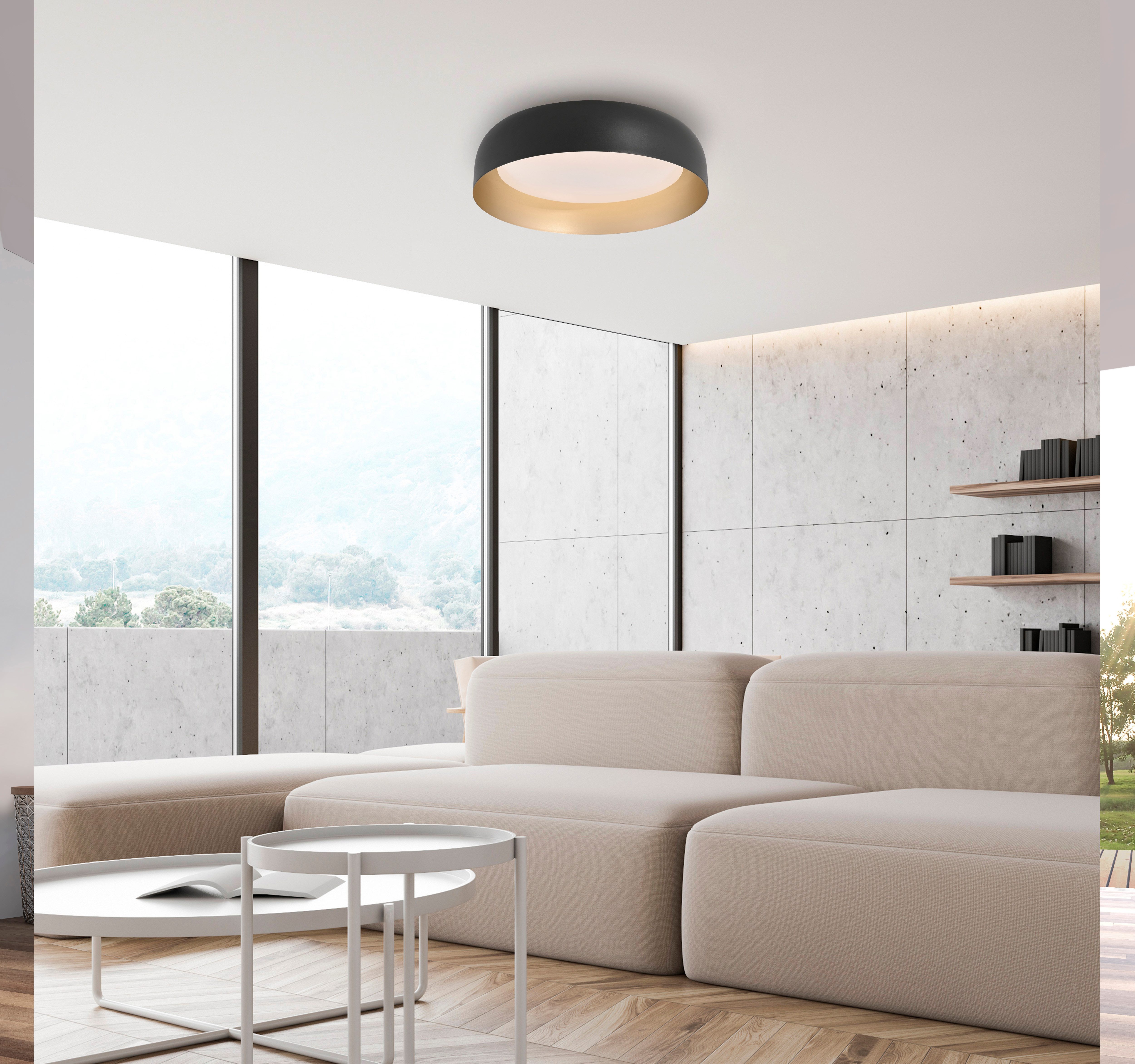 JUST LIGHT Deckenleuchte OSKO, Dimmfunktion, LED fest integriert, Warmweiß, günstig online kaufen