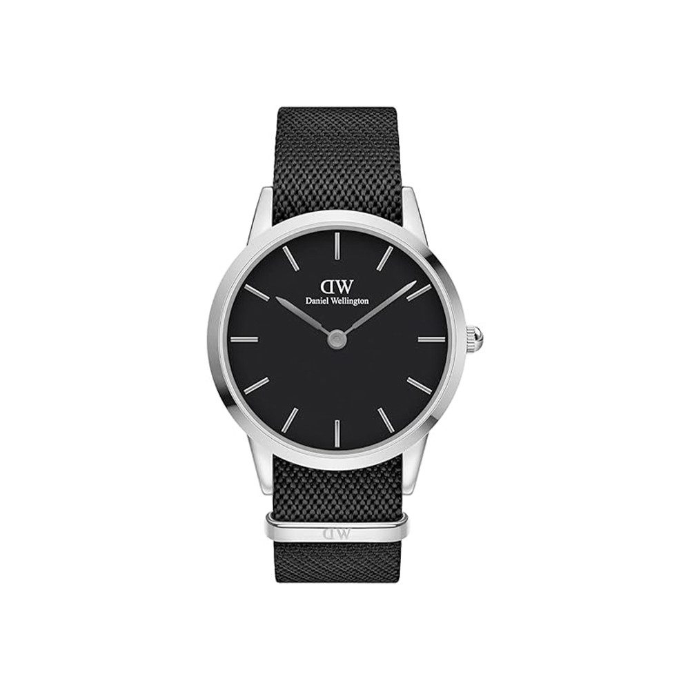 Daniel Wellington Quarzuhr Daniel Wellington Iconic Black NATO Black Dial, Daniel Wellington Iconic Black NATO Black Dial