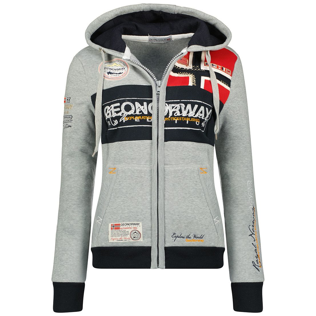 Geographical Norway Funktionsjacke Geographical Norway Damen 017 S / 36 Hellgrau