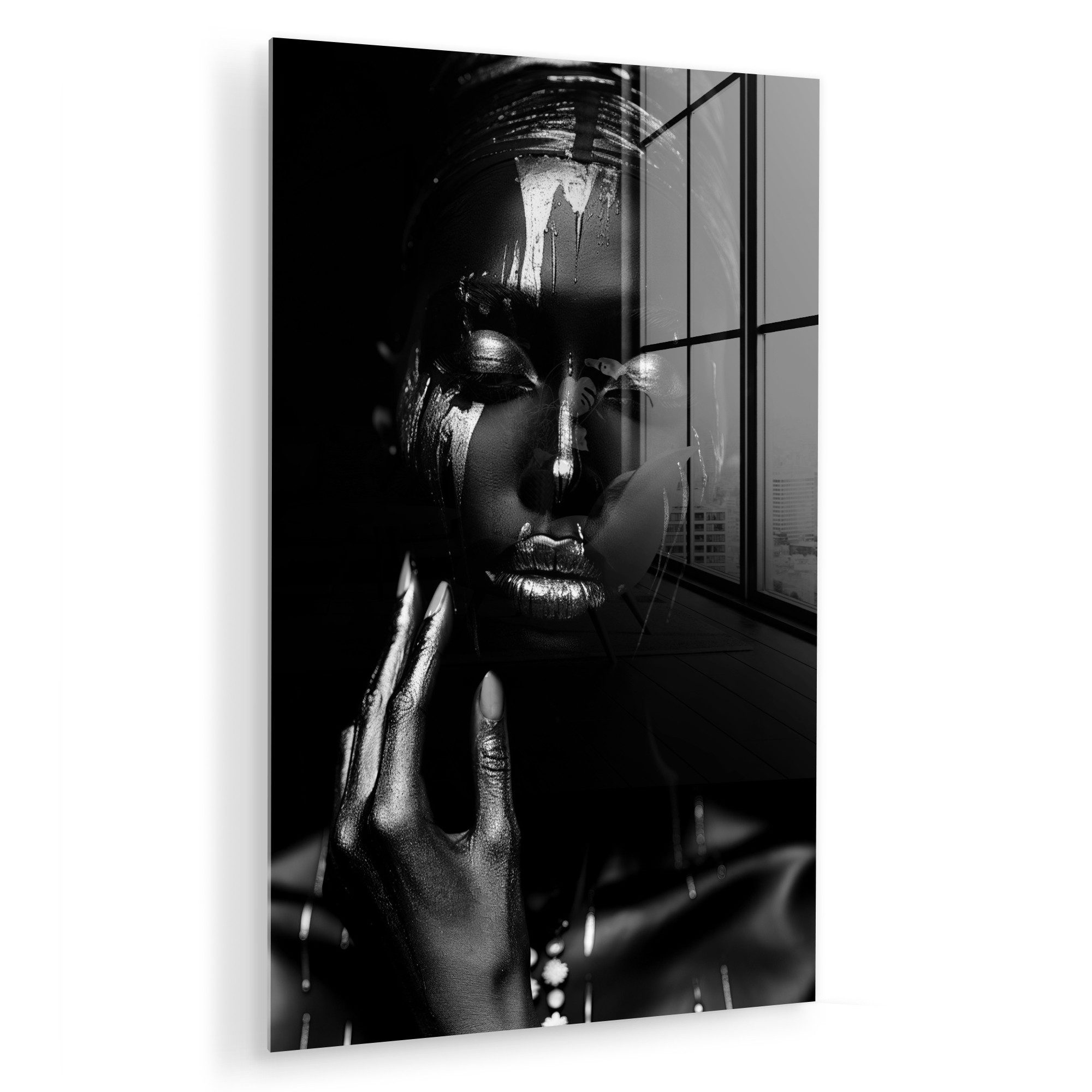 MuchoWow Acrylglasbild Frau - Abstrakt - günstig online kaufen